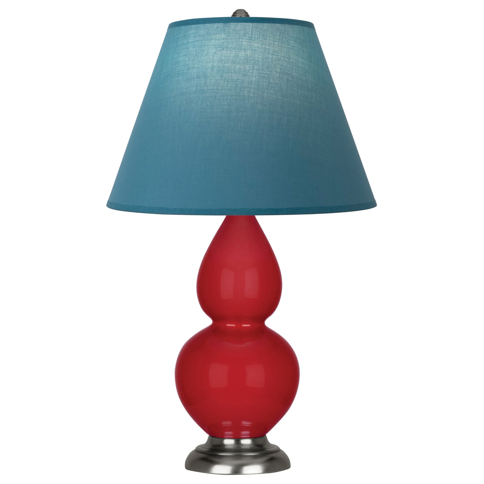 Ruby Red Double Gourd Table Lamp