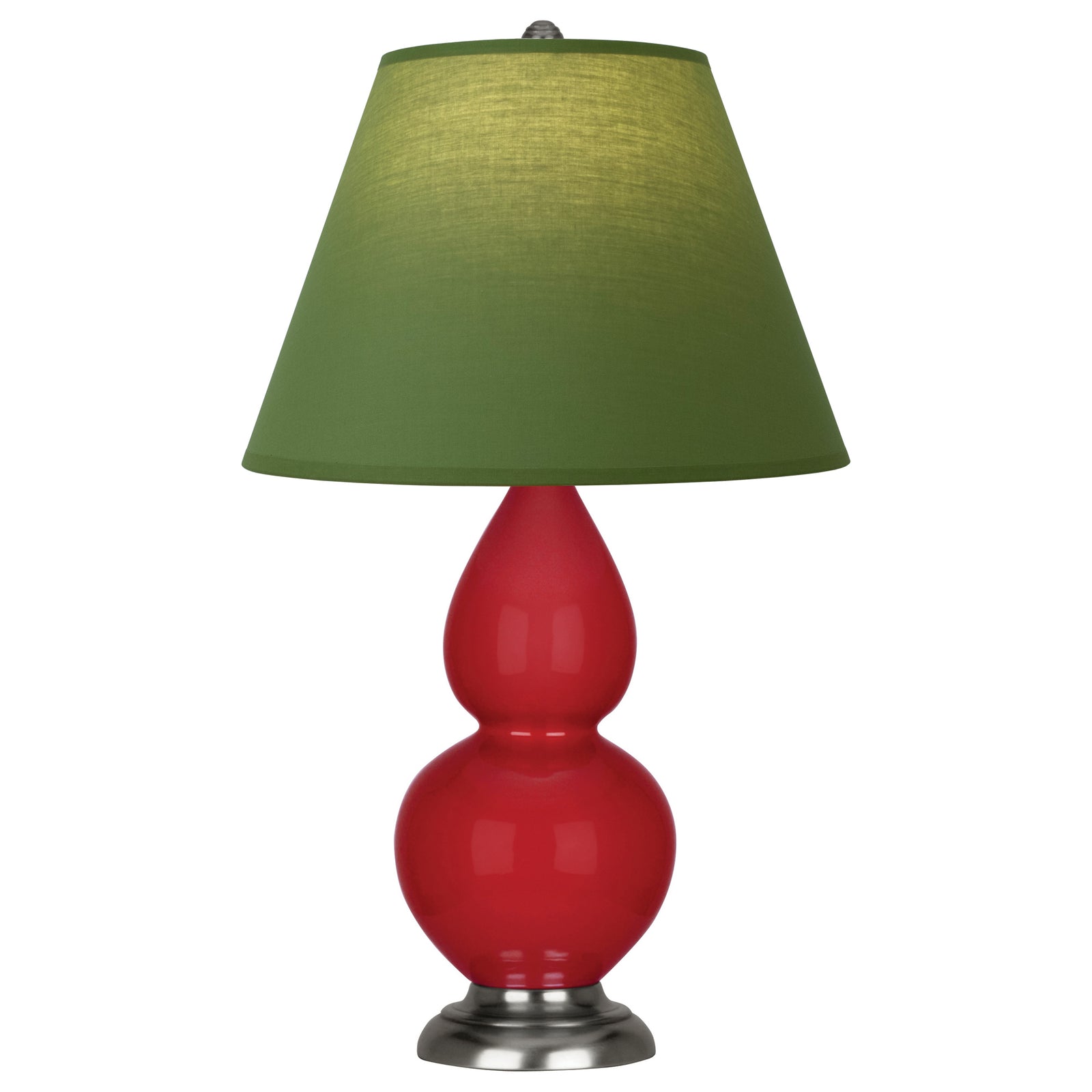 Ruby Red Double Gourd Table Lamp