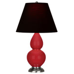 Ruby Red Double Gourd Table Lamp