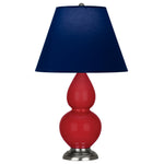 Ruby Red Double Gourd Table Lamp