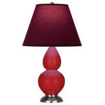 Ruby Red Double Gourd Table Lamp