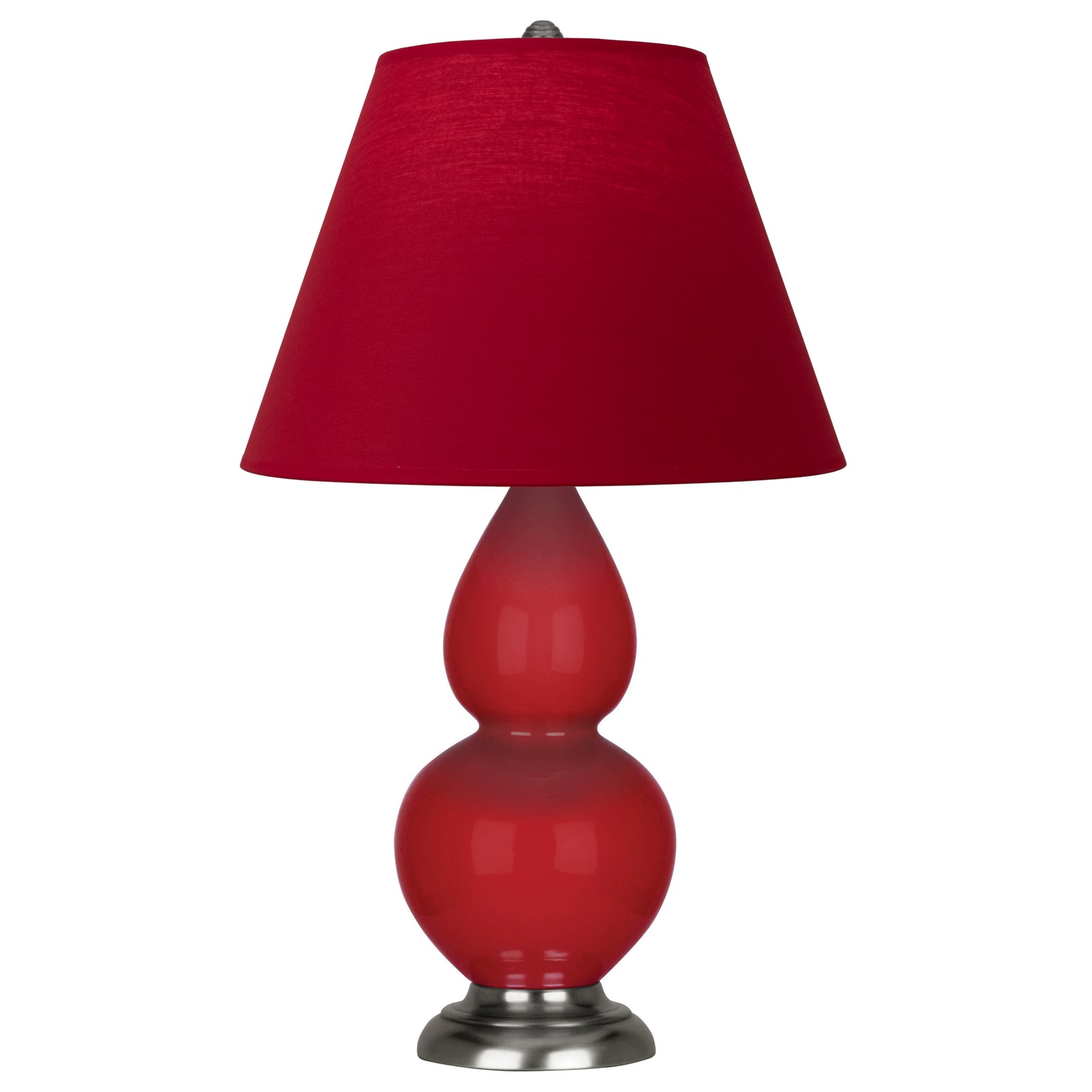 Ruby Red Double Gourd Table Lamp