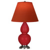 Ruby Red Double Gourd Table Lamp