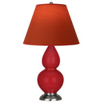 Ruby Red Double Gourd Table Lamp