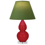 Ruby Red Double Gourd Table Lamp