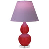 Ruby Red Double Gourd Table Lamp