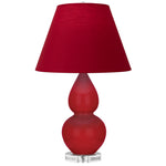 Ruby Red Double Gourd Table Lamp
