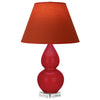 Ruby Red Double Gourd Table Lamp