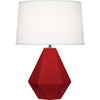 Ruby Red Delta Table Lamp