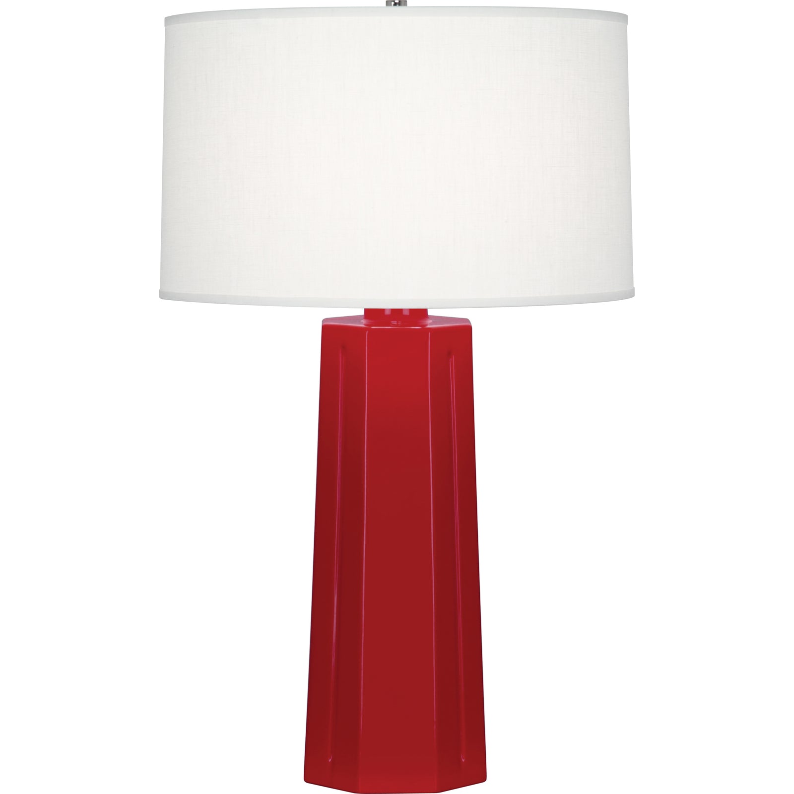 Ruby Red Mason Table Lamp