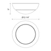 Rubio 11-in Aged Gold/Opal Matte Glass 2 Lights Flush Mount
