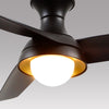 Rubio-H 54-in Matte Black LED Fans