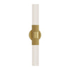 Rue 22-in Brushed Gold 2 Lights Vanity