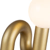 Sadie 6-in Brushed Gold Socket Table Lamp