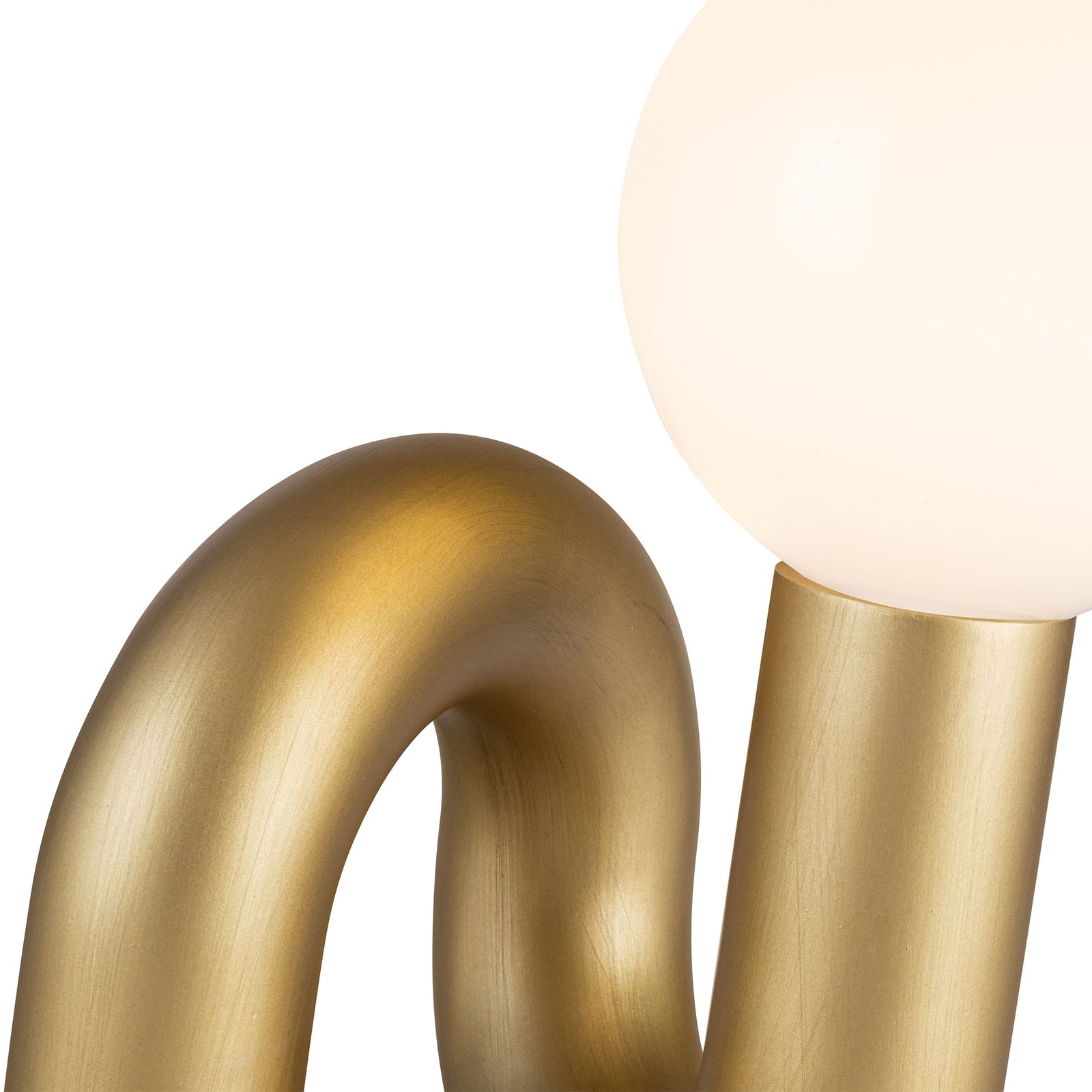 Sadie 6-in Brushed Gold Socket Table Lamp