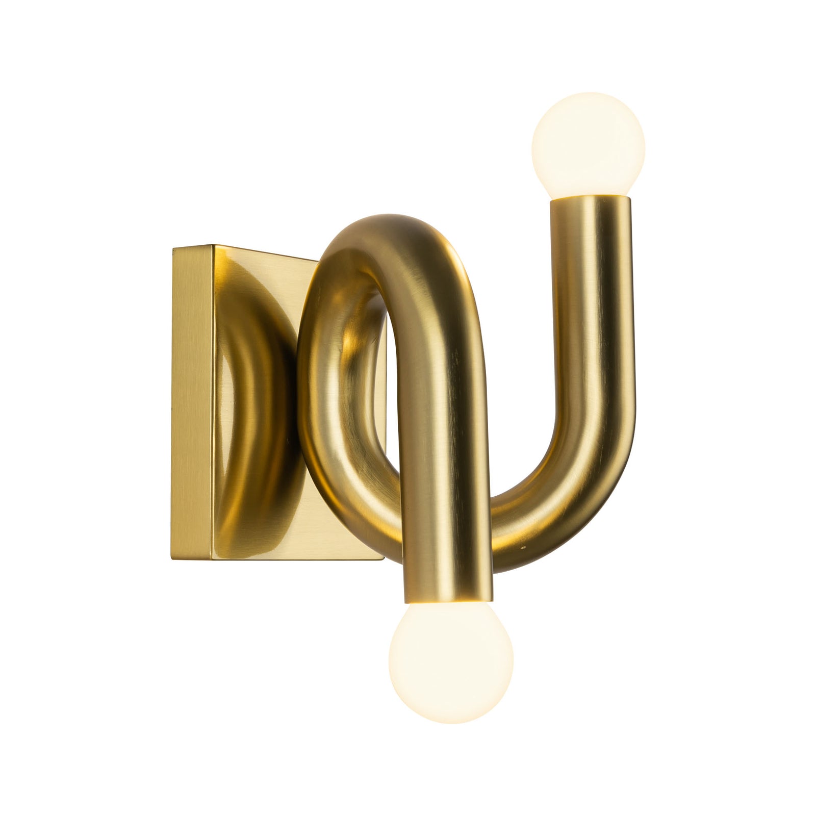Sadie 6-in Brushed Gold Socket Wall Vanity