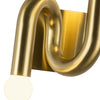 Sadie 6-in Brushed Gold Socket Wall Vanity