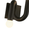 Sadie 6-in Matte Black Socket Wall Vanity