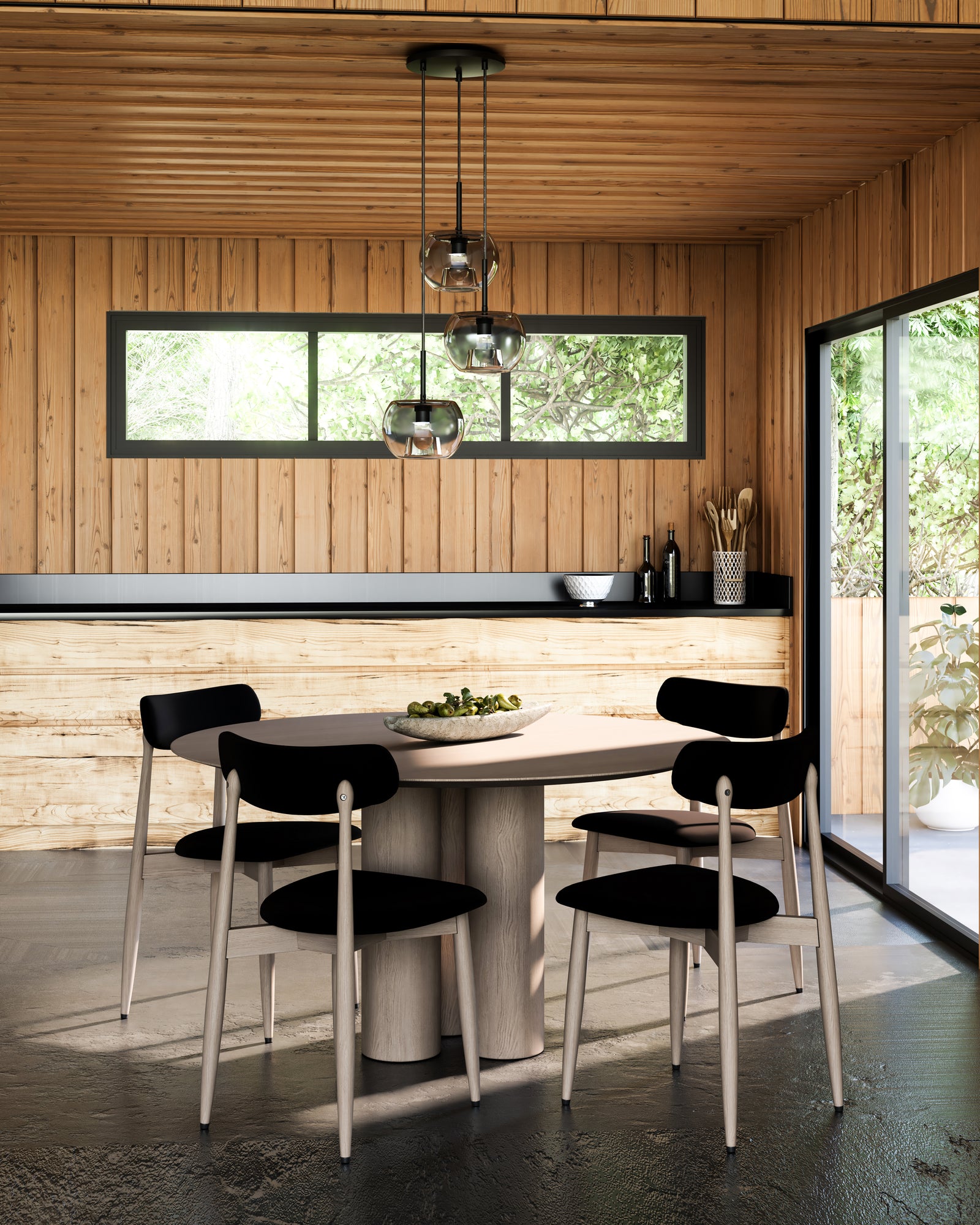 Samar 14-in Black/Smoked 3 Lights Chandeliers