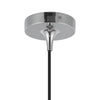 Samar 8-in Chrome/Opal Glass 1 Light Pendant