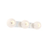 Samar 32-in Chrome/Opal Glass 3 Lights Vanity