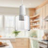 Samson 6-in Clear LED Pendant