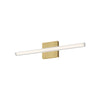 Saphir 23-in Brushed Gold LED Vanity