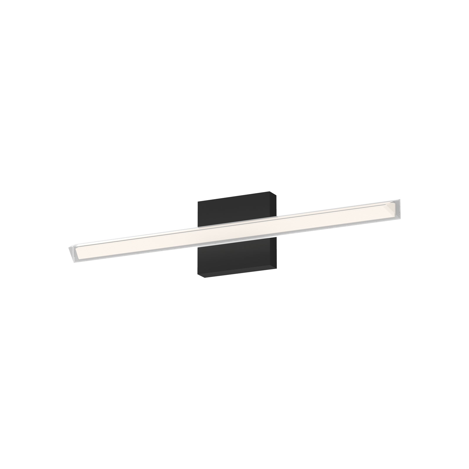 Saphir 23-in Black LED Vanity
