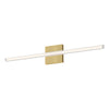 Saphir 34-in Brushed Gold LED Vanity