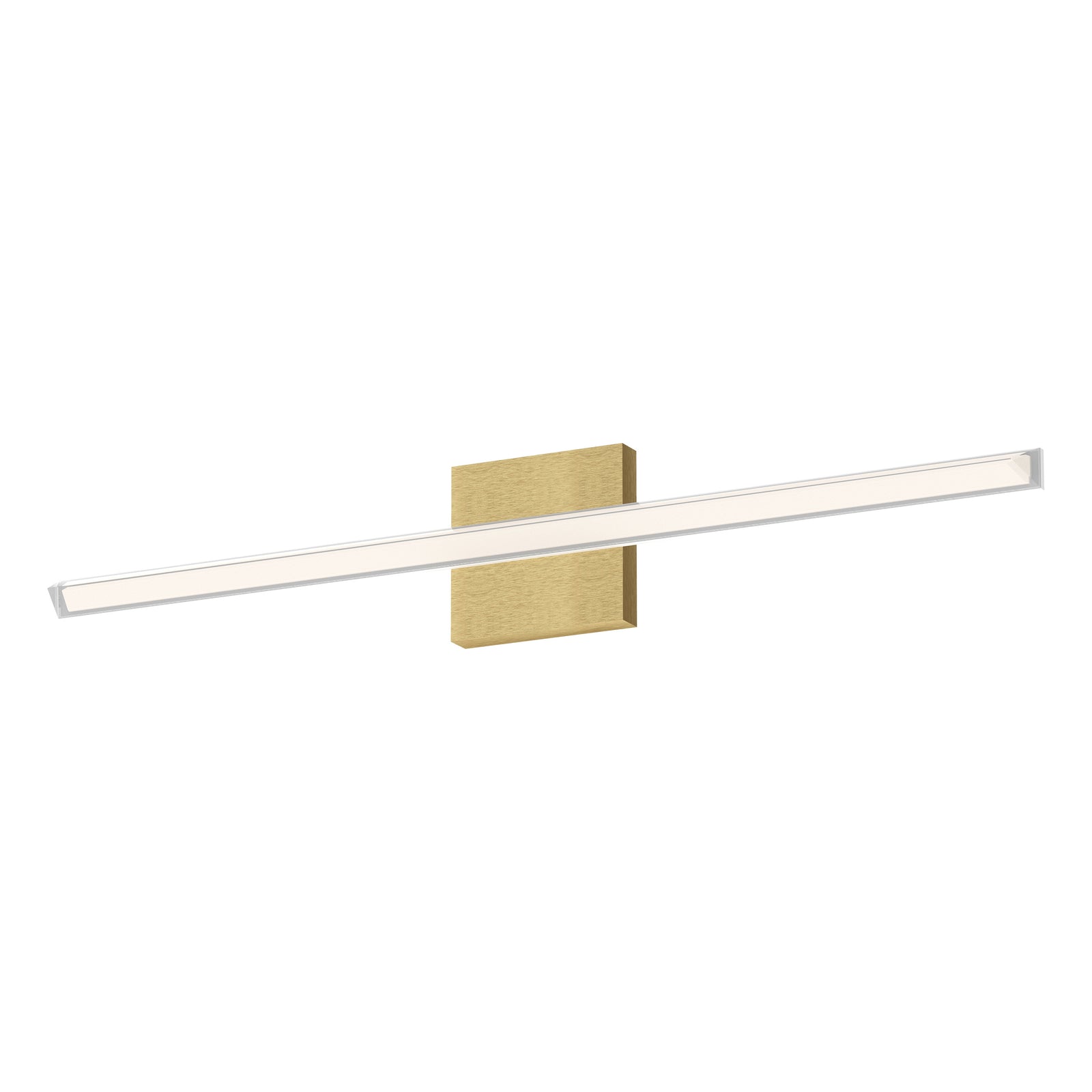 Saphir 34-in Brushed Gold LED Vanity
