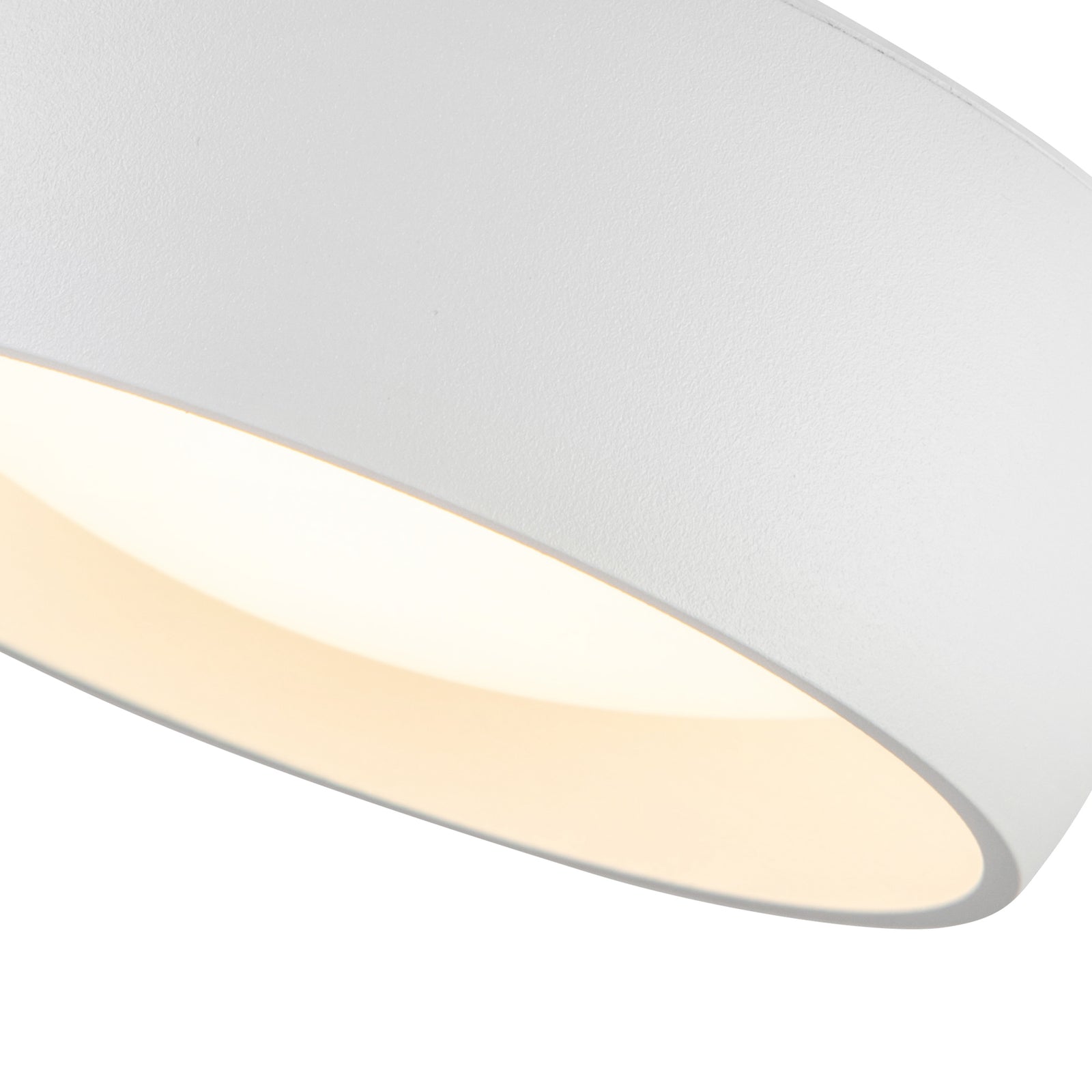 Savile 4-in White LED Flush Mount