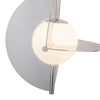 Scorpio 27-in Polished Nickel/Opal Glass LED Chandelier