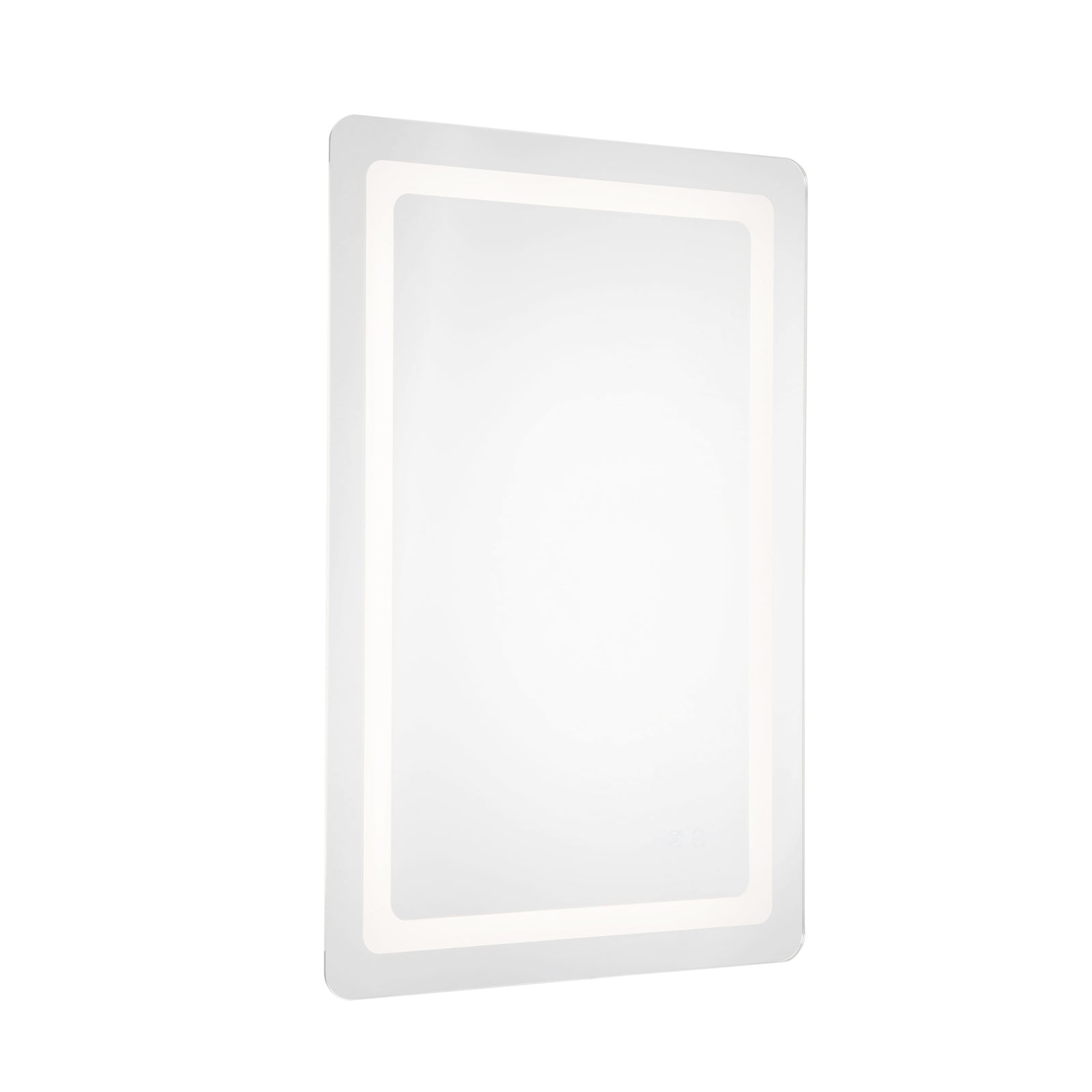 Seneca 24-in Sandblasted Merc Edge LED Vanity Mirror