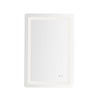 Seneca 24-in Sandblasted Merc Edge LED Vanity Mirror
