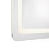 Seneca 48-in Sandblasted Merc Edge LED Vanity Mirror