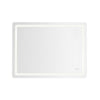 Seneca 48-in Sandblasted Merc Edge LED Vanity Mirror