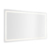 Seneca 60-in Sandblasted Merc Edge LED Vanity Mirror