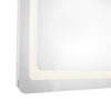 Seneca 60-in Sandblasted Merc Edge LED Vanity Mirror