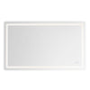 Seneca 60-in Sandblasted Merc Edge LED Vanity Mirror