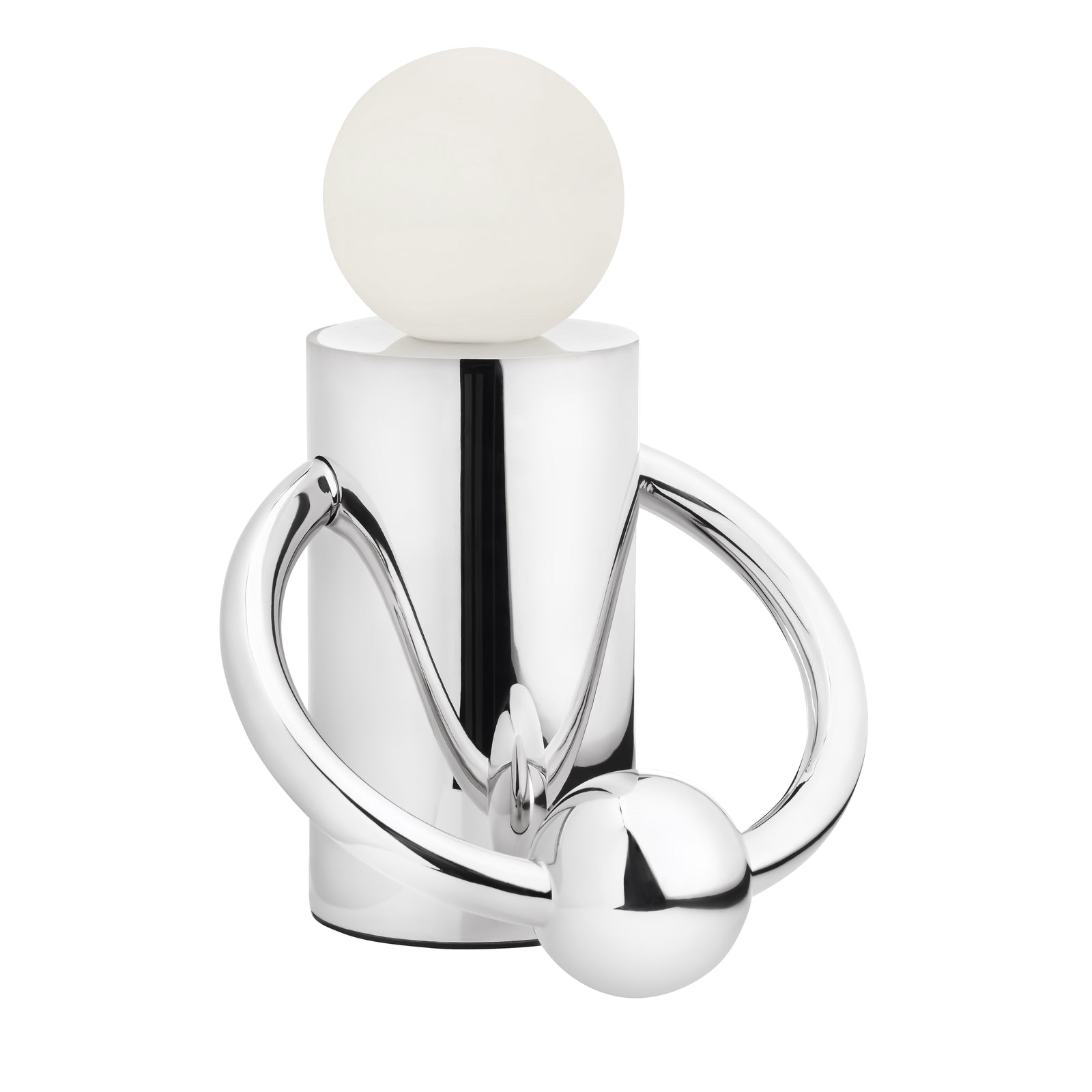 Septum 8-in Chrome LED Table Lamp