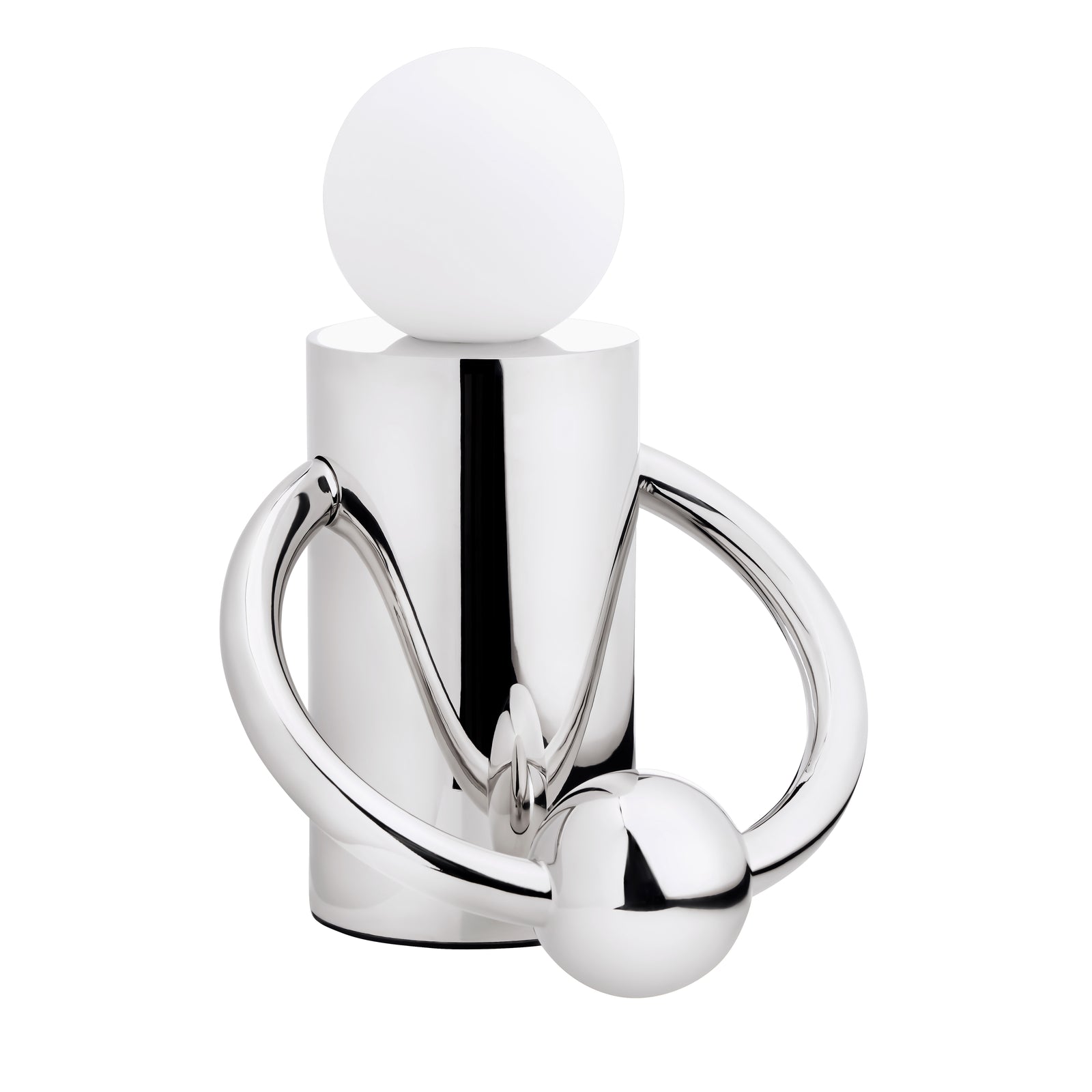 Septum 8-in Chrome LED Table Lamp