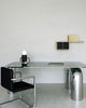 Septum 8-in Matte Black/Chrome LED Table Lamp