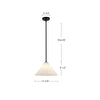 Serena 14-in Aged Brass/Opal Glass 1 Light Pendant