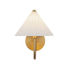 Serena 8-in Aged Gold/Opal Glass Socket Wall/Vanity Light
