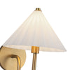 Serena 8-in Aged Gold/Opal Glass Socket Wall/Vanity Light