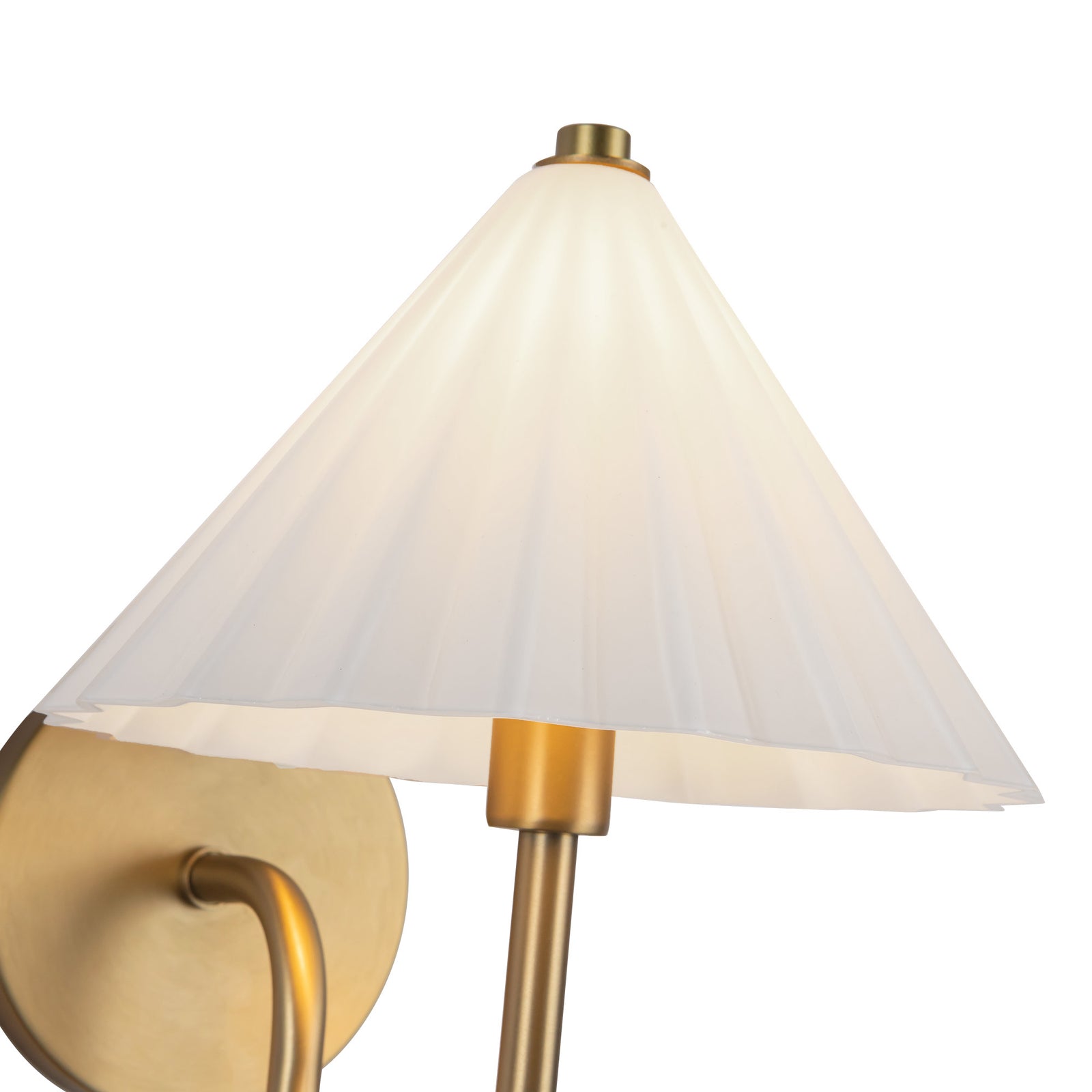Serena 8-in Aged Gold/Opal Glass Socket Wall/Vanity Light
