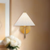Serena 8-in Aged Gold/Opal Glass Socket Wall/Vanity Light