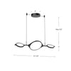 Serif 34-in Black LED Linear Pendant