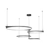 Serif 36-in Black LED Multi Pendant