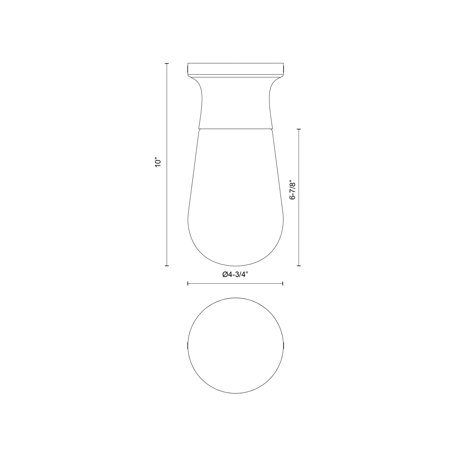 Marcel 5-in Aged Gold 1 Light Semi Flush Mount
